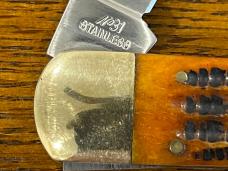 Kissing Crane Robert Klaas 2025XX 2-Blade Copperhead Knife w/Stag Scales Germany 