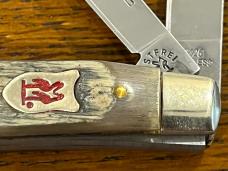 Kissing Crane Robert Klaas No. 26 4-Blade Congress Knife w/Ram Horn Scales Kissing Crane Robert Klaas No. 26 4-Blade Congress Knife w/Ram Horn Scales