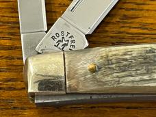 Kissing Crane Robert Klaas No. 26 4-Blade Congress Knife w/Ram Horn Scales Kissing Crane Robert Klaas No. 26 4-Blade Congress Knife w/Ram Horn Scales