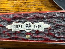 Kissing Crane Robert Klaas 1984 Ltd Ed 150th Ann 3-Blade Folding Knife w/Jigged Bone Scales SN#0073 Kissing Crane Robert Klaas 1984 Ltd Ed 150th Ann 3-Blade Folding Knife w/Jigged Bone Scales SN#0073