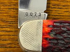 Kissing Crane Robert Klaas 1984 Ltd Ed 150th Ann 3-Blade Folding Knife w/Jigged Bone Scales SN#0073 Kissing Crane Robert Klaas 1984 Ltd Ed 150th Ann 3-Blade Folding Knife w/Jigged Bone Scales SN#0073