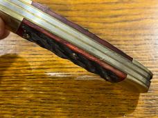I*XL Wostenholm Ltd Ed 1983 Belknap Inc 3-Blade Canoe Knife w/Jigged Bone Scales SN#0169 England
