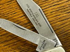 I*XL Wostenholm 2-Blade Barlow Knife w/Stag Scales England 