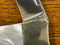American Blade Single-Blade Lockback Knife w/MOP Scales Japan American Blade Single-Blade Lockback Knife w/MOP Scales Japan