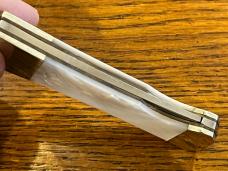 American Blade Single-Blade Lockback Knife w/MOP Scales Japan American Blade Single-Blade Lockback Knife w/MOP Scales Japan