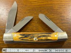 United Cutlery Boker 1987 Ltd Ed ODKCA 3-Blade Stockman Knife w/Stag Scales SN#218 Germany United Cutlery Boker 1987 Ltd Ed ODKCA 3-Blade Stockman Knife w/Stag Scales SN#218 Germany