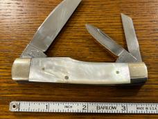 Fight'n Rooster Frank Buster 1978 Ltd Ed Kentucky Cutlery Assoc Gunstock Knife w/MOP Scales SN#040 G Fight'n Rooster Frank Buster 1978 Ltd Ed Kentucky Cutlery Assoc Gunstock Knife w/MOP Scales SN#040 G