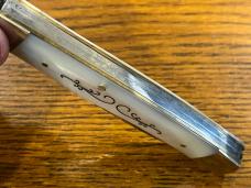 Fight'n Rooster Frank Buster 1978 Ltd Ed Kentucky Cutlery Assoc Gunstock Knife w/MOP Scales SN#040 G Fight'n Rooster Frank Buster 1978 Ltd Ed Kentucky Cutlery Assoc Gunstock Knife w/MOP Scales SN#040 G