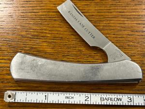 Honest Abe 1980's Stainless Steel "Kansas Cane Cutter" Razor
