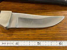 Parker-Edwards 6 3/8" Trailing Point Hunting Knife w/Stainless Steel Blade & Pakkawood Scales