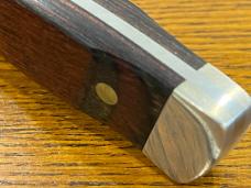Parker-Edwards 6 3/8" Trailing Point Hunting Knife w/Stainless Steel Blade & Pakkawood Scales