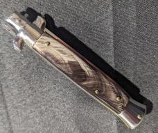 NOS GIOVANNI BELTRAME 23CM-9 INCH FLAT BLADE BUFFALO HORN STILETTO NOS GIOVANNI BELTRAME 23CM-9 INCH FLAT BLADE BUFFALO HORN STILETTO