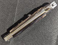 NOS GIOVANNI BELTRAME 23CM-9 INCH FLAT BLADE BUFFALO HORN STILETTO NOS GIOVANNI BELTRAME 23CM-9 INCH FLAT BLADE BUFFALO HORN STILETTO