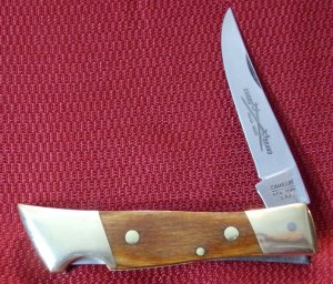 VINTAGE MINT IN BOX CAMILLUS SWORD BRAND HAND MADE #3 USA  LOCKBACK  WITH SHEATH c1960-1976 