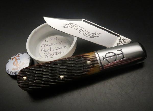 GEC #15 Tom's Choice TC Sawyer Barlow Clip Point Chestnut Jigged Bone SFO Charlie Campagna 151116 GEC #15 Tom's Choice TC Sawyer Barlow Clip Point Chestnut Jigged Bone SFO Charlie Campagna 151116
