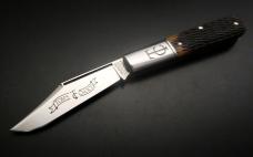 GEC #15 Tom's Choice TC Sawyer Barlow Clip Point Chestnut Jigged Bone SFO Charlie Campagna 151116 GEC #15 Tom's Choice TC Sawyer Barlow Clip Point Chestnut Jigged Bone SFO Charlie Campagna 151116