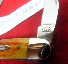 CASE XX 2006 MUSKRAT JIGGED ORANGE BONE FROM STORAGE EXTRA NICE CASE XX 2006 MUSKRAT JIGGED ORANGE BONE FROM STORAGE EXTRA NICE