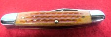 CASE XX 2006 MUSKRAT JIGGED ORANGE BONE FROM STORAGE EXTRA NICE CASE XX 2006 MUSKRAT JIGGED ORANGE BONE FROM STORAGE EXTRA NICE