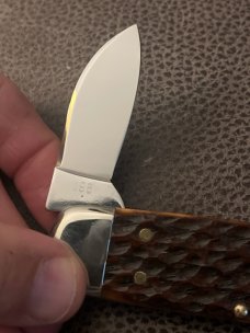 Vintage Union Cut Co Beatiful Reddish Bone Handle Sunfish/Toe Excellent Unused Condition