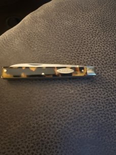 W R Case & Sons Bradford Pa 7 285 Solingen Germany Tortise Shell Handle Doctors Knife With 2 Blades