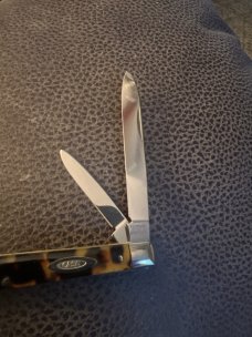 W R Case & Sons Bradford Pa 7 285 Solingen Germany Tortise Shell Handle Doctors Knife With 2 Blades