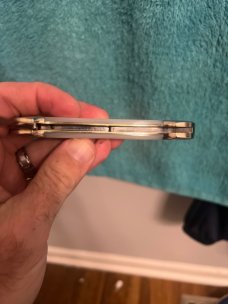 WEIDMANNSHEIL Solingen Germany Genuine Mother Of Pearl 4 5/8" Long Lockback With Single Blade With W WEIDMANNSHEIL Solingen Germany Genuine Mother Of Pearl 4 5/8" Long Lockback With Single Blade With W