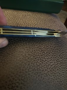 CANAL STREET CUTLERY 2135522 Blue Rope Jigged Bone Swell Center Limited Edition #18 With Gold Sheild CANAL STREET CUTLERY 2135522 Blue Rope Jigged Bone Swell Center Limited Edition #18 With Gold Sheild