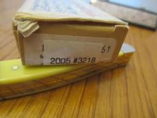 Case XX 2005  Yellow Delrin Stockman Pattern #  6318 CV 