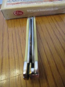 Case XX 2005  Yellow Delrin Stockman Pattern #  6318 CV 