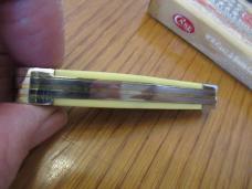 Case XX 2005  Yellow Delrin Stockman Pattern #  6318 CV 