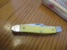 Case XX 2005  Yellow Delrin Stockman Pattern #  6318 CV 