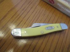 Case XX 2005  Yellow Delrin Stockman Pattern #  6318 CV 