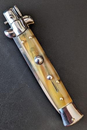 NOS GIOVANNI BELTRAME 23CM-9 INCH FLAT BLADE BRAZILIAN HONEY HORN STILETTO 