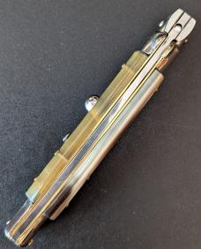 NOS GIOVANNI BELTRAME 23CM-9 INCH FLAT BLADE BRAZILIAN HONEY HORN STILETTO NOS GIOVANNI BELTRAME 23CM-9 INCH FLAT BLADE BRAZILIAN HONEY HORN STILETTO