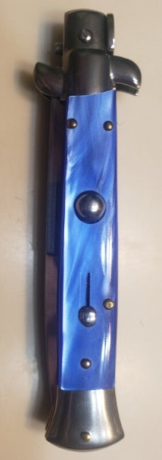 9.0" Frank Beltrame Switchblade Blue Scales 9.0" Frank Beltrame Switchblade Blue Scales