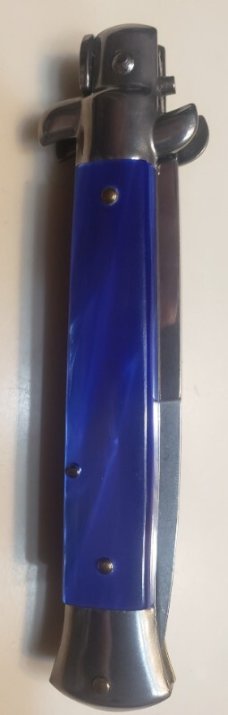 9.0" Frank Beltrame Switchblade Blue Scales 9.0" Frank Beltrame Switchblade Blue Scales