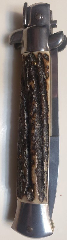 9.0" Frank Beltrame Switchblade Stag Horn 9.0" Frank Beltrame Switchblade Stag Horn