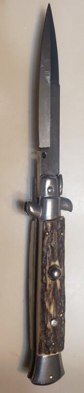 9.0" Frank Beltrame Switchblade Stag Horn 9.0" Frank Beltrame Switchblade Stag Horn