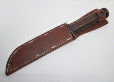 KA-BAR USA 12" USMC Fixed Blade Fighting/Combat Knife w/Leather Sheath