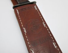 KA-BAR USA 12" USMC Fixed Blade Fighting/Combat Knife w/Leather Sheath