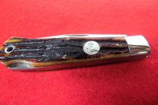 QUEEN CUTLERY CO TITUSVILLE #3L LOCKBACK AMBER BONE JACK D2 STEEL MINT BEAUTY WITH SNAP QUEEN CUTLERY CO TITUSVILLE #3L LOCKBACK AMBER BONE JACK D2 STEEL MINT BEAUTY WITH SNAP
