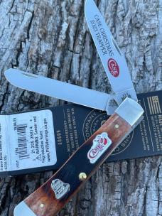 CASE XX ** SFO 2023 CHRISTMAS BELL GINGERBREAD BROWN SAWCUT JIG BONE TRAPPER
