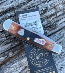 CASE XX ** SFO 2023 CHRISTMAS BELL GINGERBREAD BROWN SAWCUT JIG BONE TRAPPER