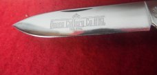 QUEEN CUTLERY CO TITUSVILLE #06L LINER LOCK AMBER BONE TOOL STEEL MINT TEAR DROP JACK YEAR UNKNOWN