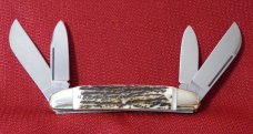 BERTRAM CUTLERY HEN & ROOSTER 224DS BIG CONGRESS GENUINE STAG 2010 HILLBILLY CONGRESS CHECK OR M.O.