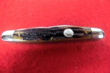 QUEEN CUTLERY CO TITUSVILLE #66 MUSKRAT AMBER BONE STAG TOOL STEEL MINT YR.UNKNOWN QUEEN CUTLERY CO TITUSVILLE #66 MUSKRAT AMBER BONE STAG TOOL STEEL MINT YR.UNKNOWN