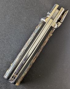 NIB AGA CAMPOLIN 6"-15CM SLIMLINE IN GENUINE ABALONE 