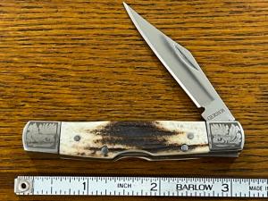 Gerber Lockback w/Stage Scales and Embellished Bolsters