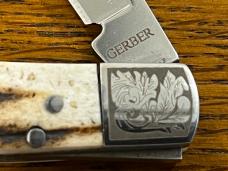 Gerber Lockback w/Stage Scales and Embellished Bolsters