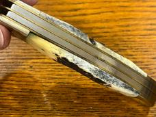 I*XL Wostenholm 2-Blade Copperhead Knife w/Jigged Bone Scales